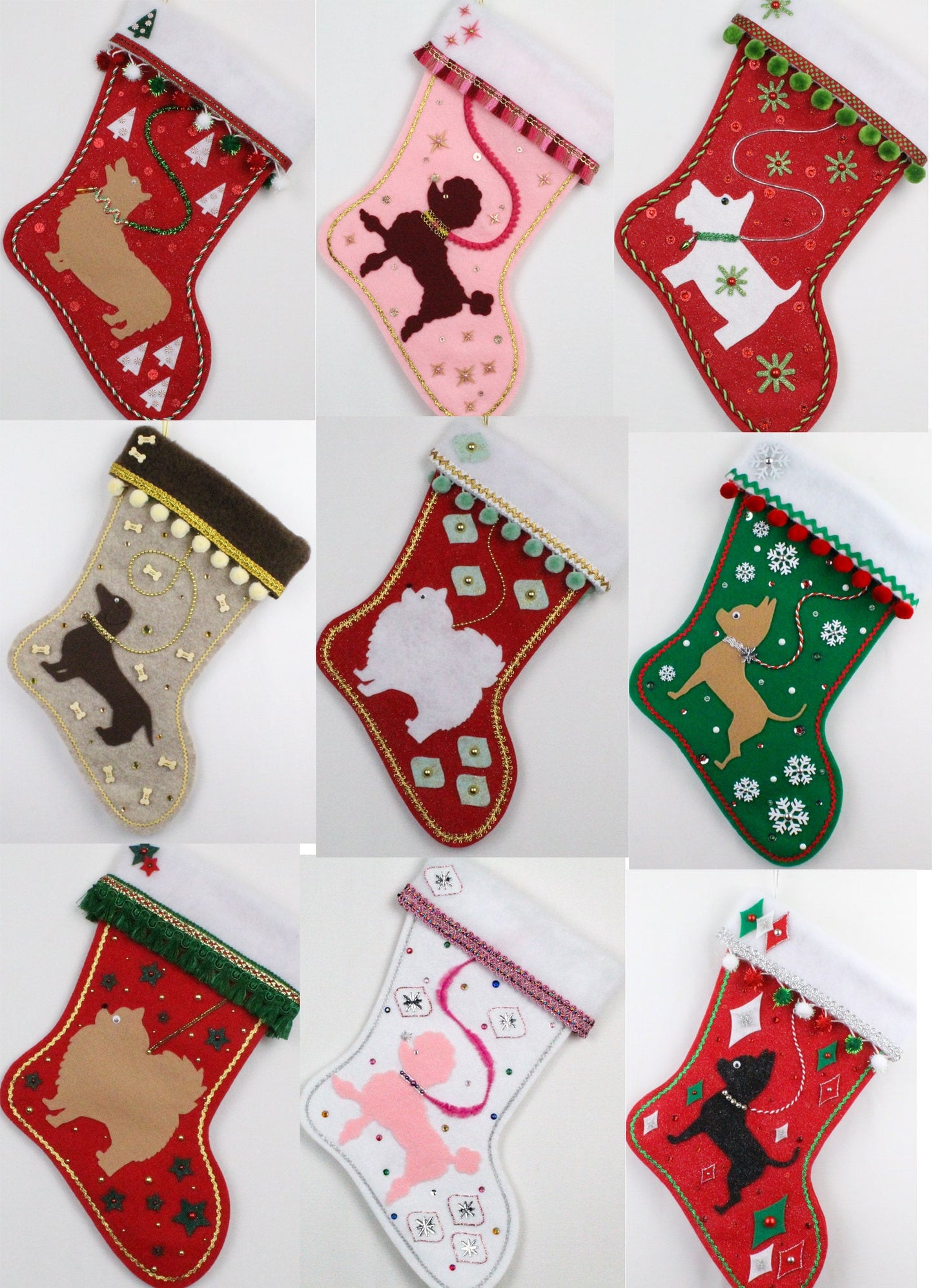 Custom Character Handmade Christmas Stocking