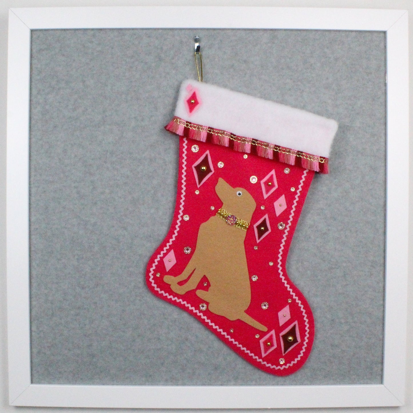 Custom Dog Handmade Christmas Stocking
