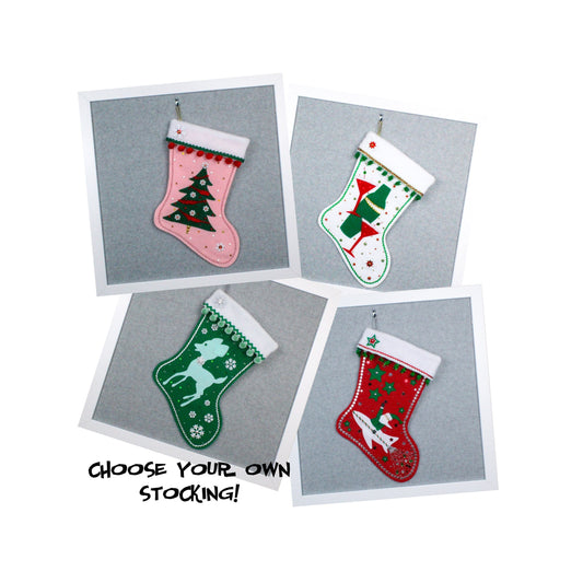 Custom Character Handmade Christmas Stocking